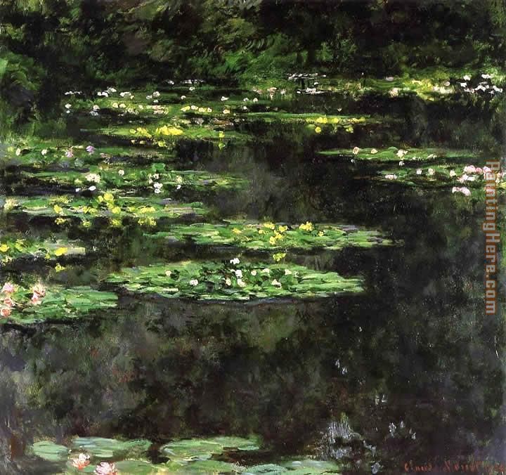 Water-Lilies 04 painting - Claude Monet Water-Lilies 04 art painting
